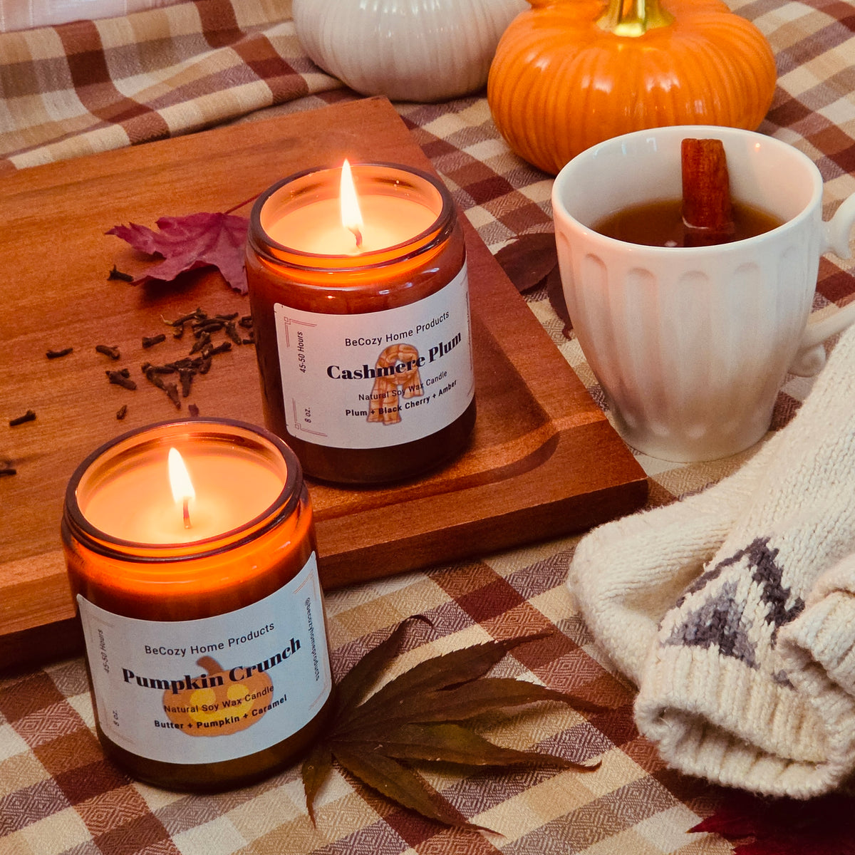 Pumpkin Crunch- Soy Wax Candle