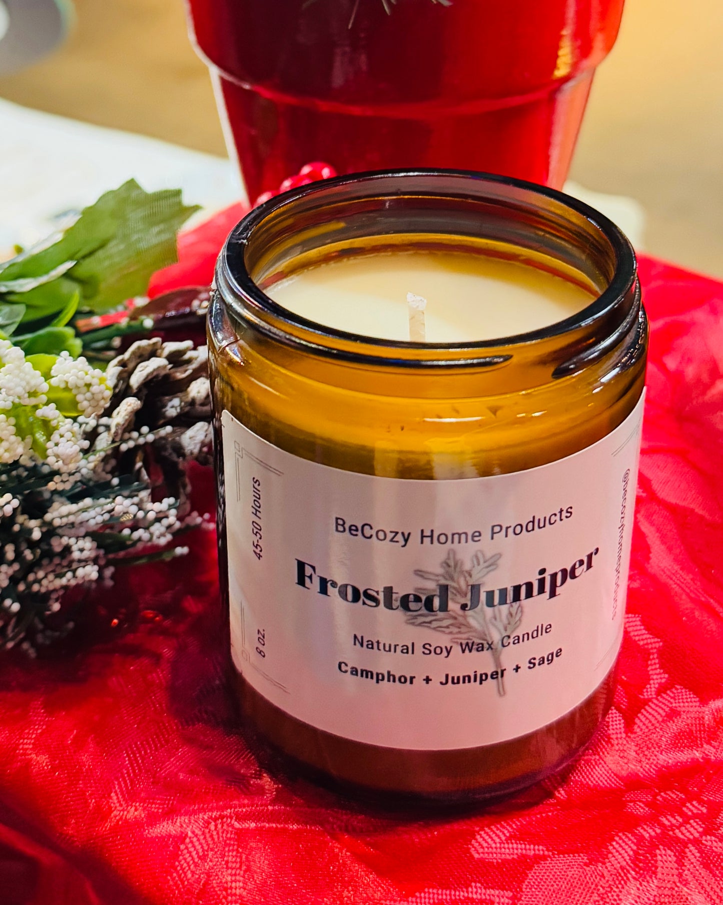 Frosted Juniper - Soy Wax Candle