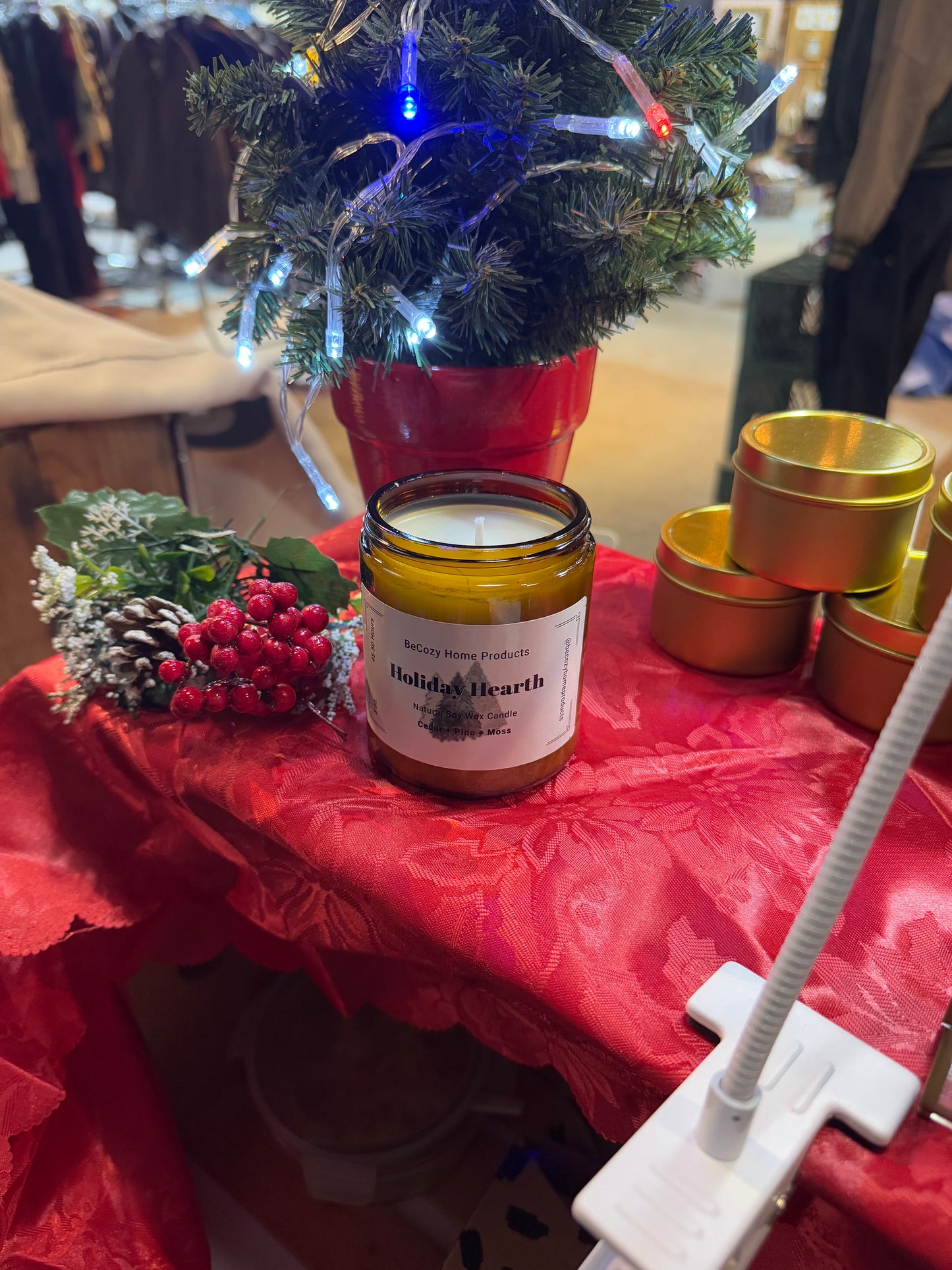 Holiday Hearth Soy Wax Candle