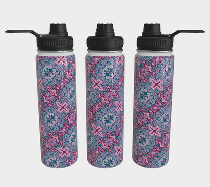 Mosiac Design printed Stainless Steel Tumbler