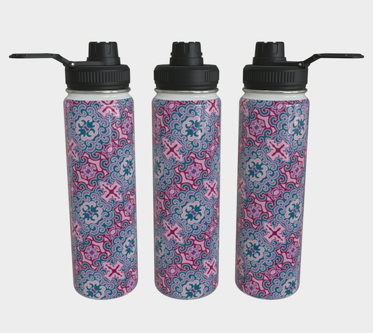 Mosiac Design printed Stainless Steel Tumbler